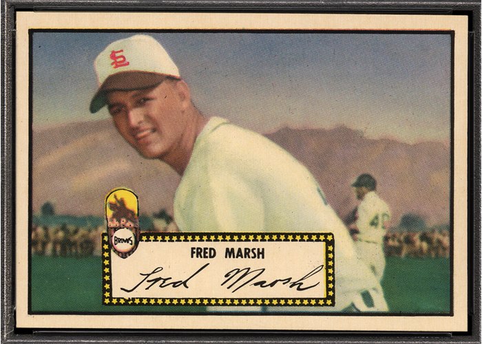 1952 Topps #8 Fred Marsh