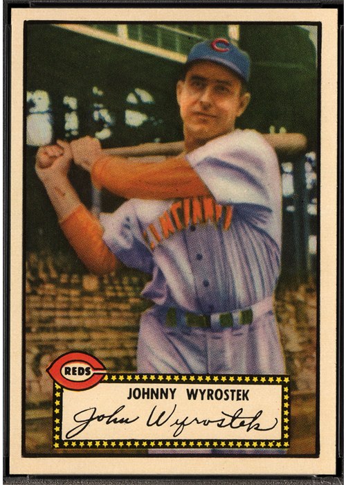 1952 Topps #13 Johnny Wyrostek