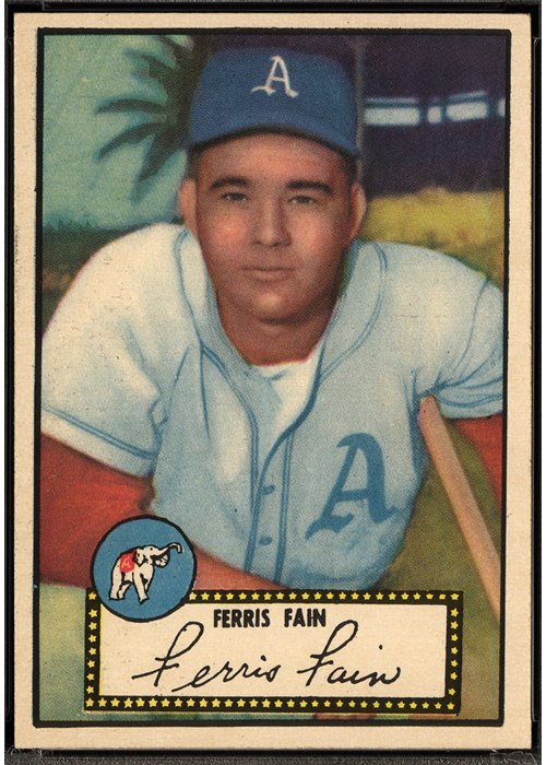 1952 Topps #21 Ferris Fain