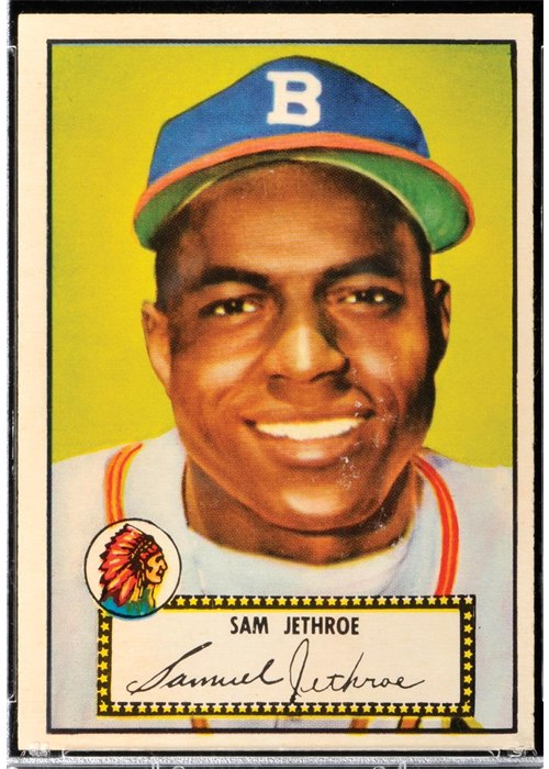 1952 Topps #27 Sam Jethroe