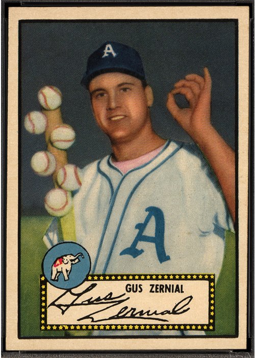 1952 Topps #31 Gus Zernial