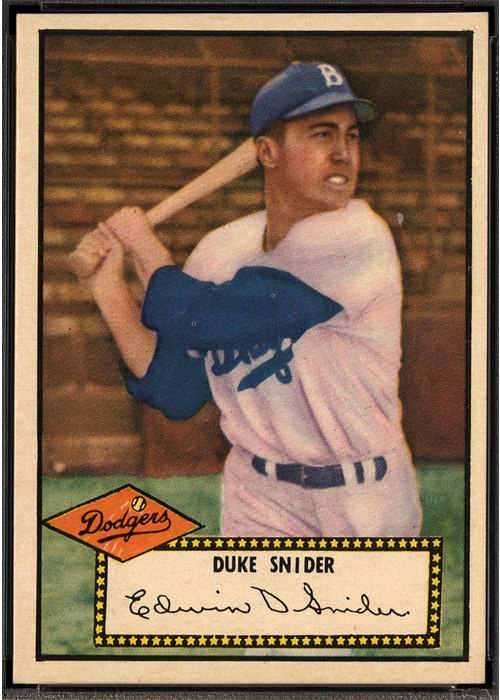 1952 Topps #37 Duke Snider