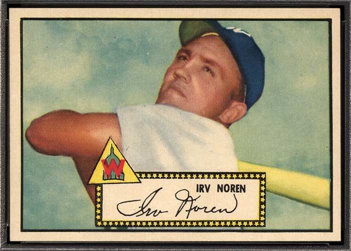 1952 Topps #40 Irv Noren