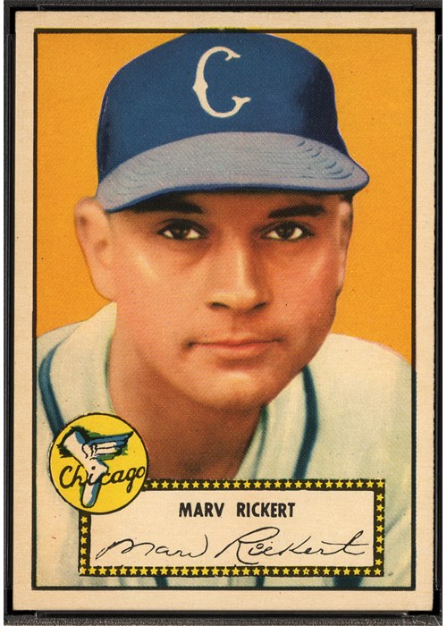 1952 Topps #50 Marv Rickert