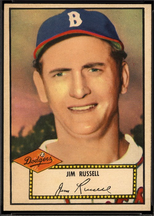 1952 Topps #51 Jim Russell