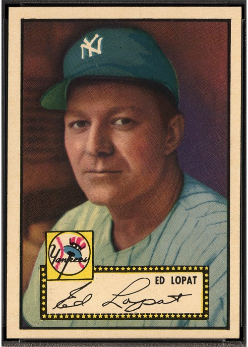 1952 Topps #57 Ed Lopat