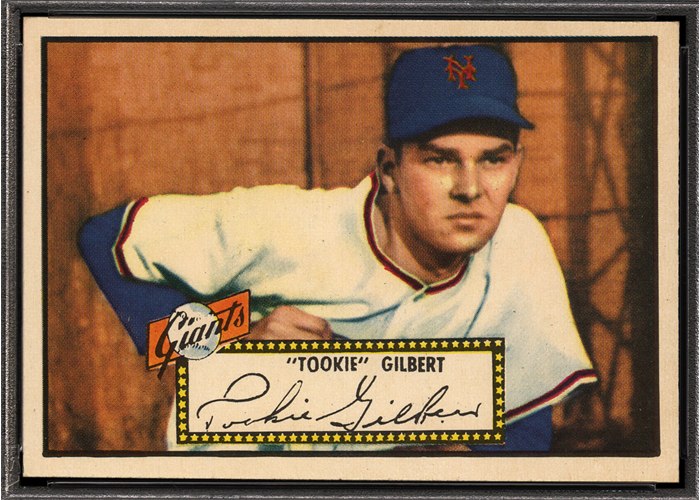 1952 Topps #61 Tookie Gilbert