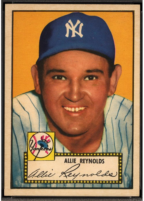 1952 Topps #67 Allie Reynolds