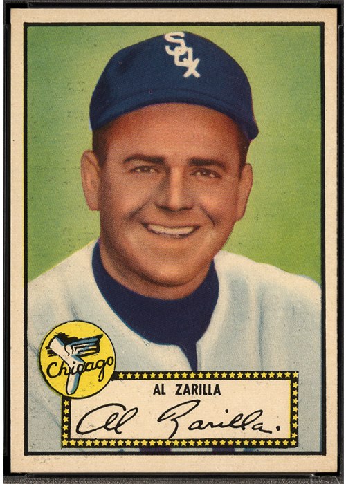 1952 Topps #70 Al Zarilla