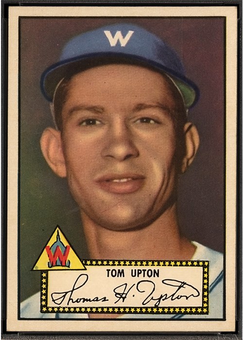 1952 Topps #71 Tom Upton