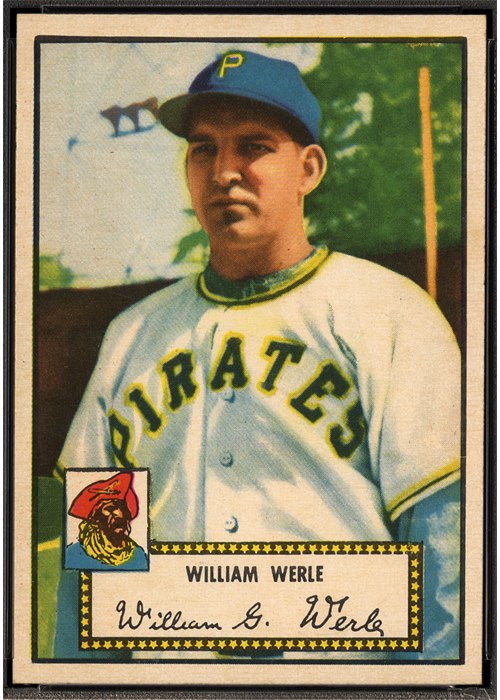 1952 Topps #73 Bill Werle
