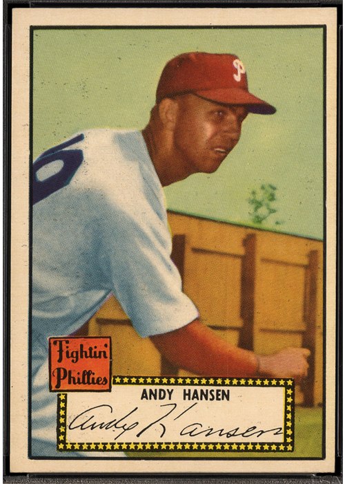 1952 Topps #74 Andy Hansen