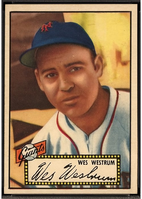 1952 Topps #75 Wes Westrum