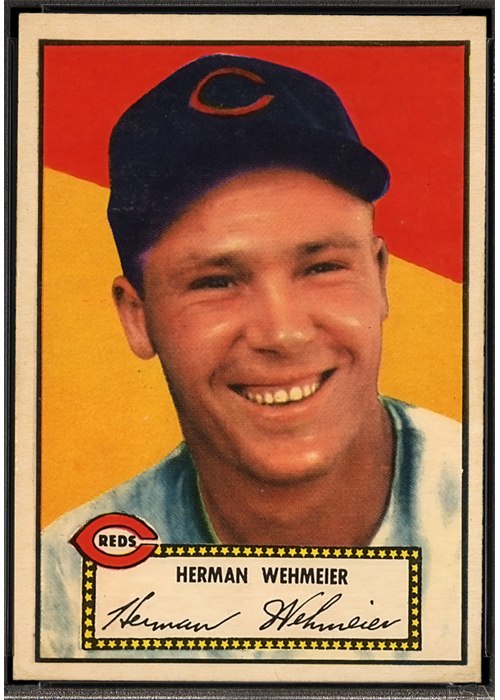 1952 Topps #80 Herman Wehmeier (Herm Wehmeier)