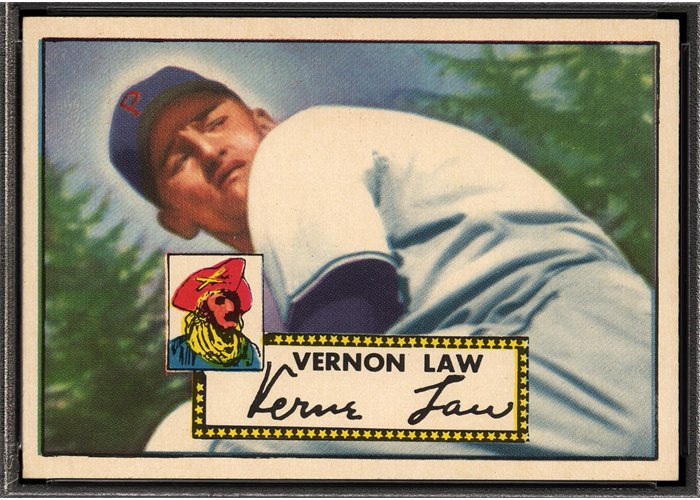 1952 Topps #81 Vernon Law (Vern Law)