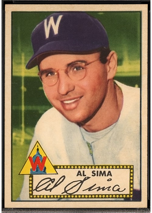 1952 Topps #93 Al Sima