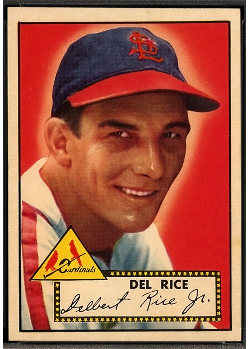 1952 Topps #100 Del Rice