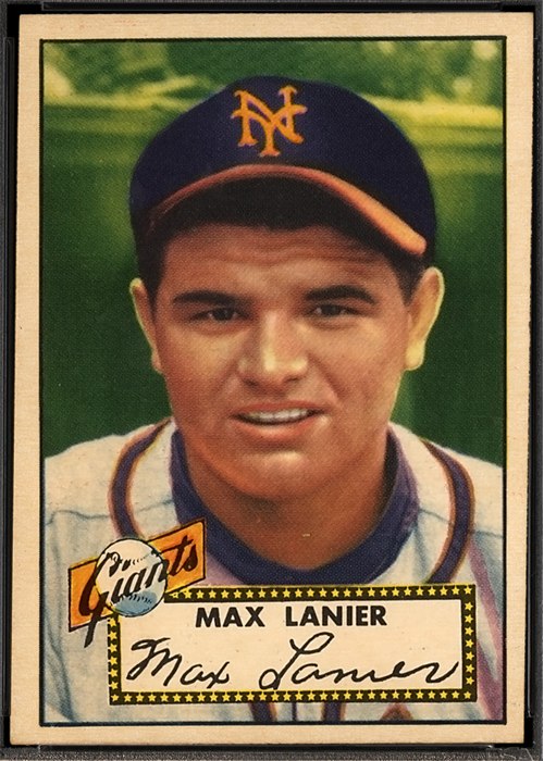 1952 Topps #101 Max Lanier