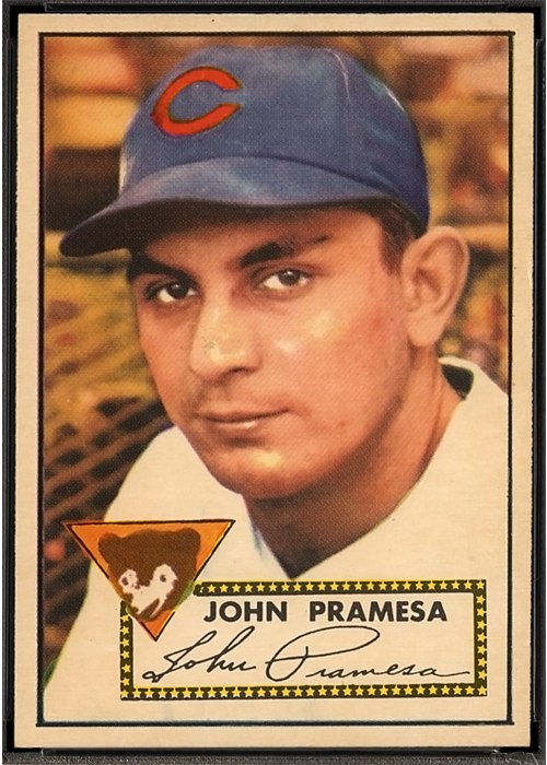 1952 Topps #105 John Pramesa (Johnny Pramesa)