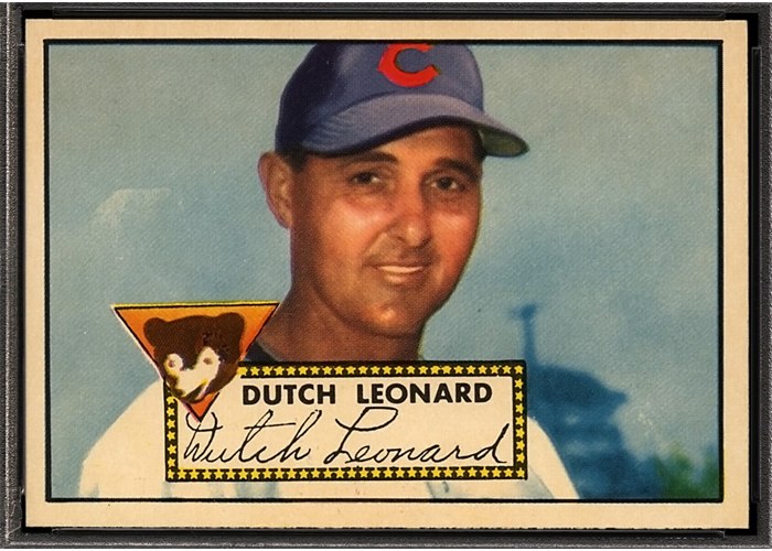 1952 Topps #110 Dutch Leonard