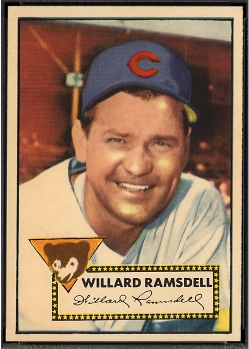 1952 Topps #114 Willard Ramsdell (Willie Ramsdell)