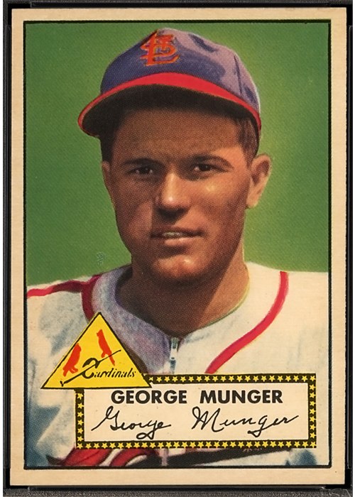 1952 Topps #115 George Munger (Red Munger)