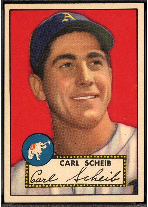 1952 Topps #116 Carl Scheib