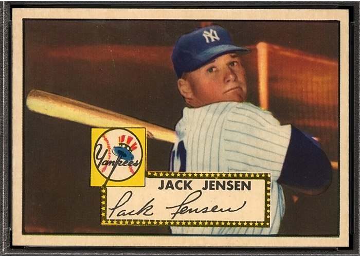 1952 Topps #122 Jack Jensen (Jackie Jensen)