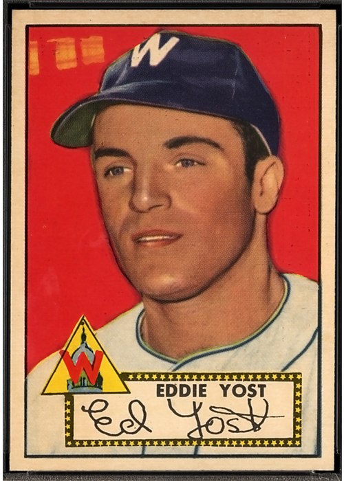1952 Topps #123 Eddie Yost