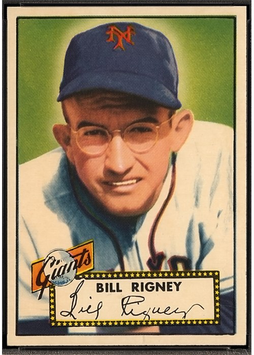 1952 Topps #125 Bill Rigney