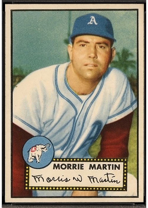 1952 Topps #131 Morrie Martin