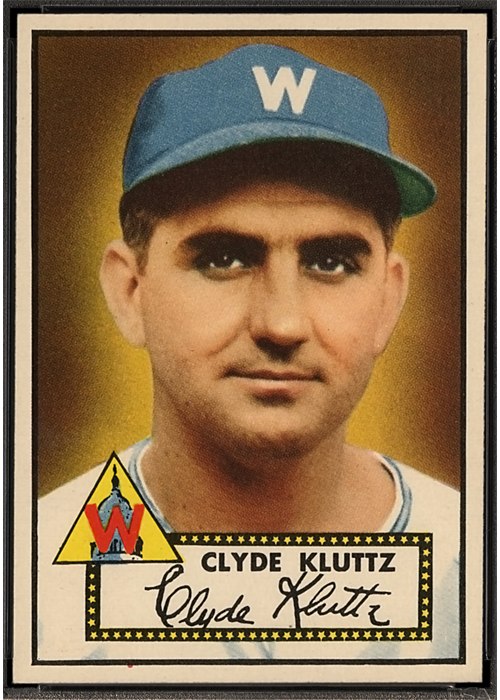1952 Topps #132 Clyde Kluttz