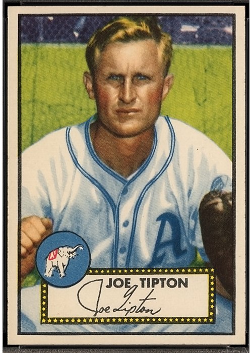 1952 Topps #134 Joe Tipton