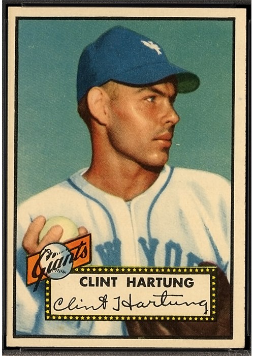 1952 Topps #141 Clint Hartung