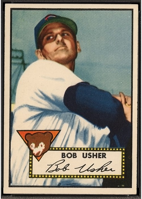 1952 Topps #157 Bob Usher