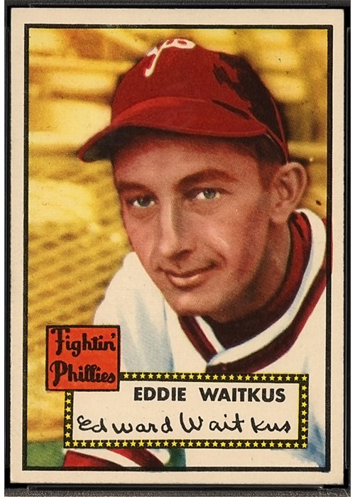 1952 Topps #158 Eddie Waitkus