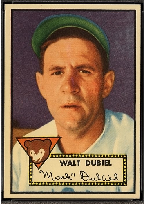 1952 Topps #164 Walt Dubiel (Monk Dubiel)