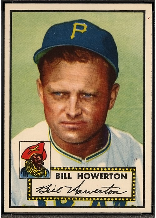 1952 Topps #167 Bill Howerton