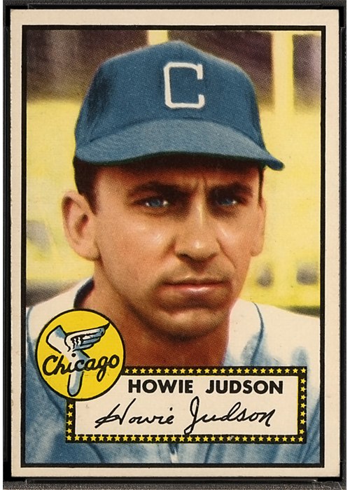 1952 Topps #169 Howie Judson