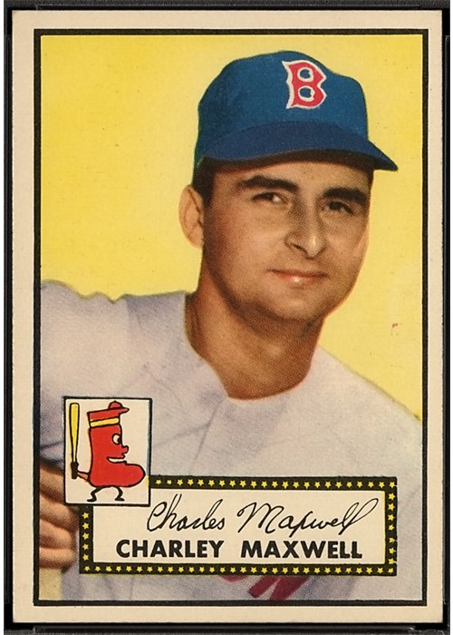 1952 Topps #180 Charley Maxwell (Charlie Maxwell)