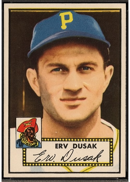 1952 Topps #183 Erv Dusak