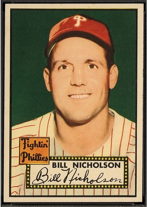 1952 Topps #185 Bill Nicholson