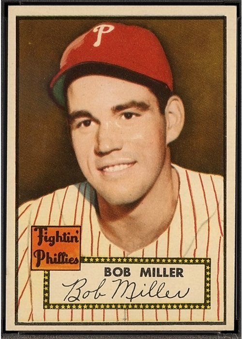 1952 Topps #187 Bob Miller