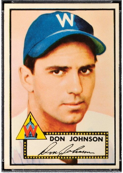 1952 Topps #190 Don Johnson