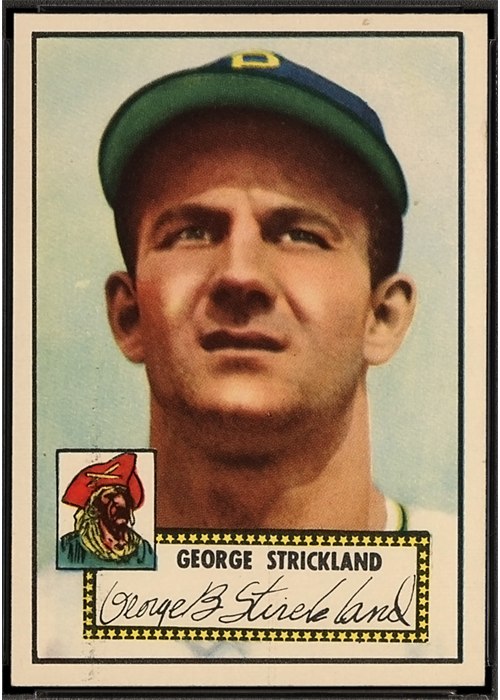 1952 Topps #197 George Strickland