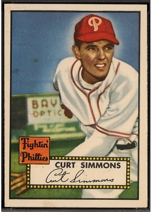 1952 Topps #203 Curt Simmons
