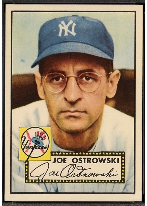 1952 Topps #206 Joe Ostrowski