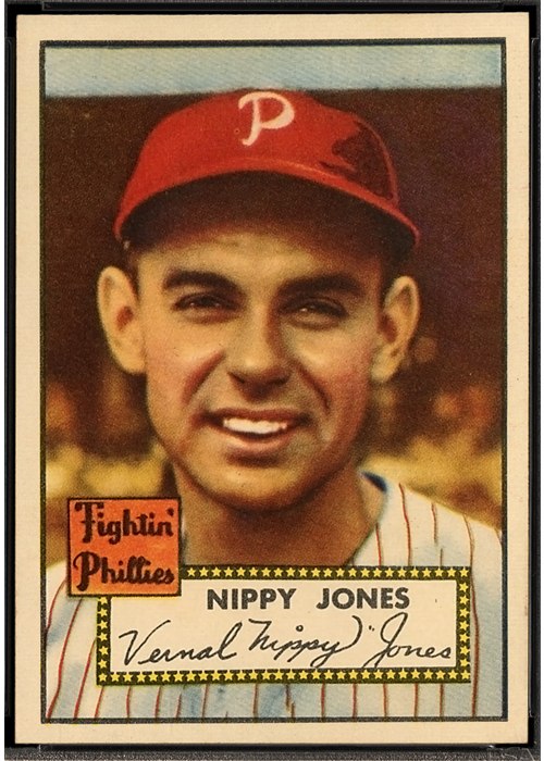 1952 Topps #213 Nippy Jones
