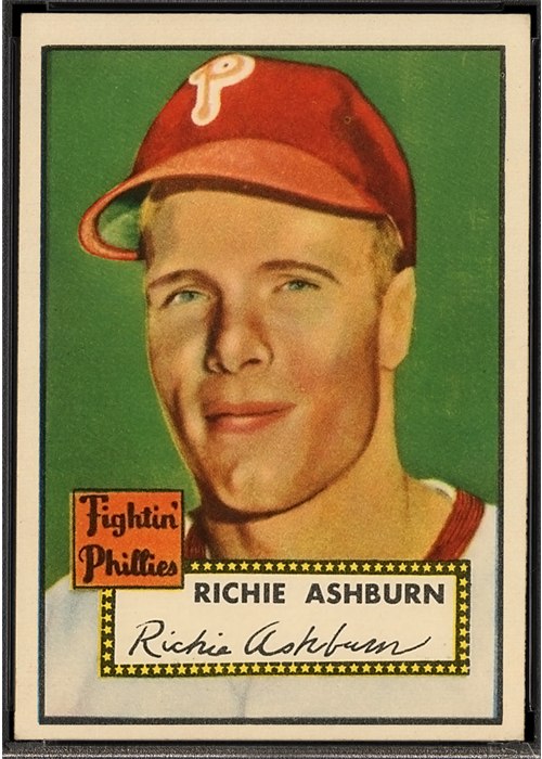 1952 Topps #216 Richie Ashburn