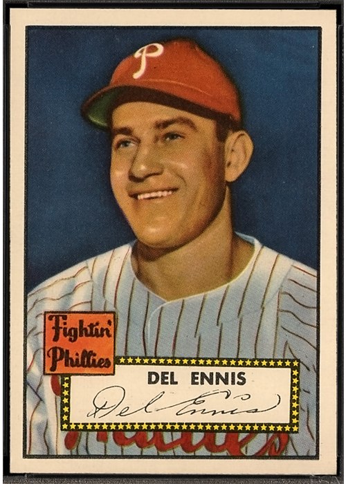 1952 Topps #223 Del Ennis